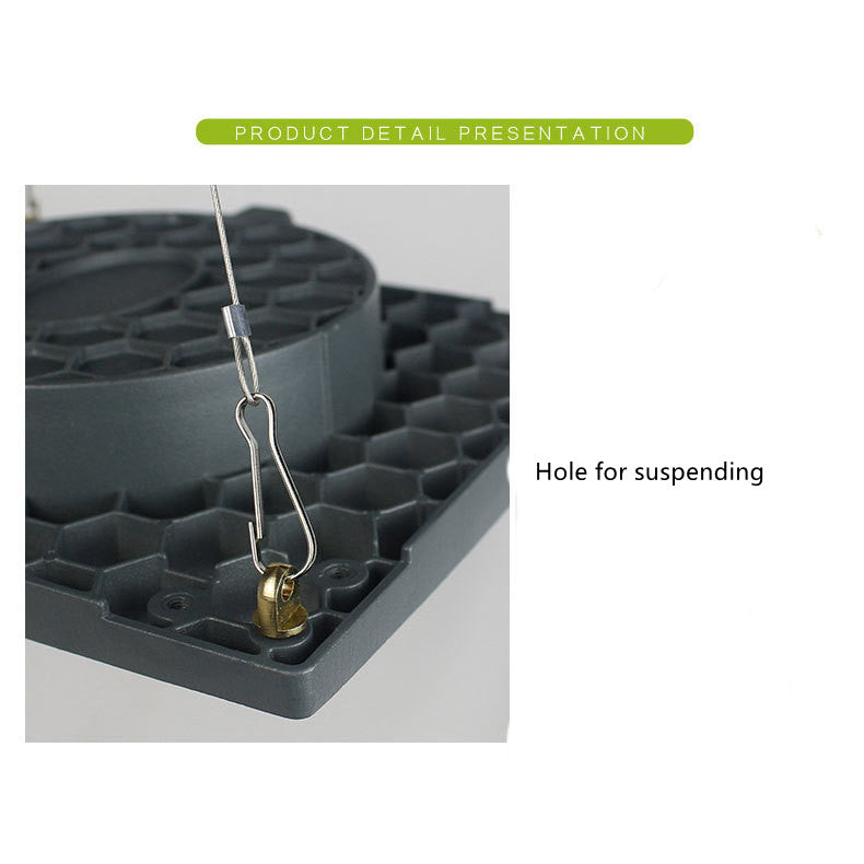 Lampe de culture LED violette à spectre complet IP65 50 W, panneau suspendu pour culture hydroponique et médicinale