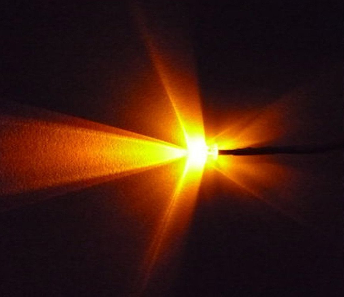 50 Stück Packung 3mm LED vorverdrahtetes Licht 3V/6V/12V 20cm F5 Strohhut Runde Top Glühbirnen Licht Lampe für DIY Auto Boot Spielzeug Party Beleuchtungsprojekt