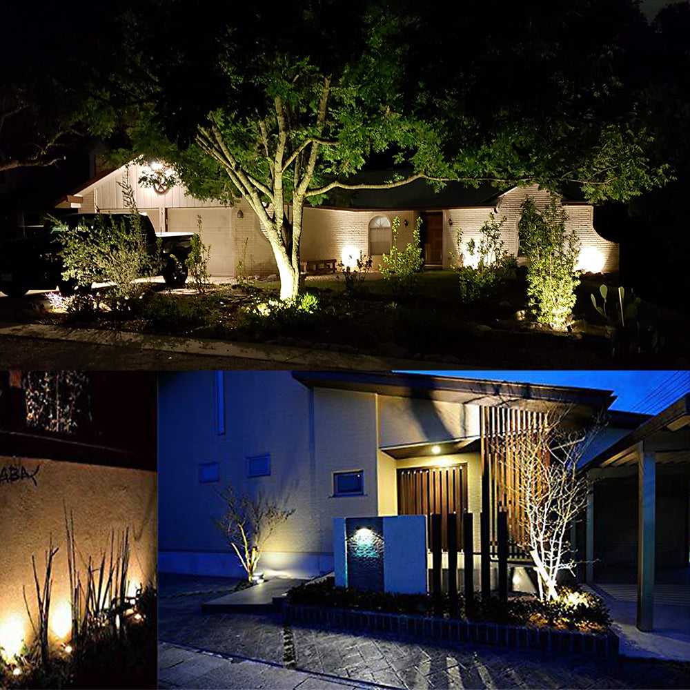 5W Low Voltage LED Landscape Light – DC 12V | 3000K Warm White | IP65 Waterproof | Outdoor Lights for Yard Garden Pathway | 4 / 8-Pack