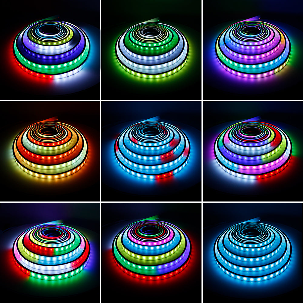 Kit de bande lumineuse LED adressable Pixel 12 V T0513 NEON Dream Color WS2811