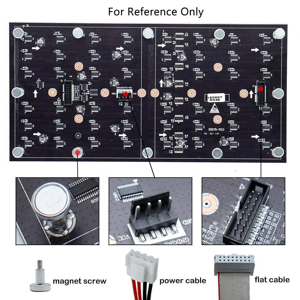 Module d'affichage LED d'intérieur P2.0 GOB série ID-G | 320 × 160 mm | Dalle RVB 12 800 pixels | Panneau haute résolution anti-collision
