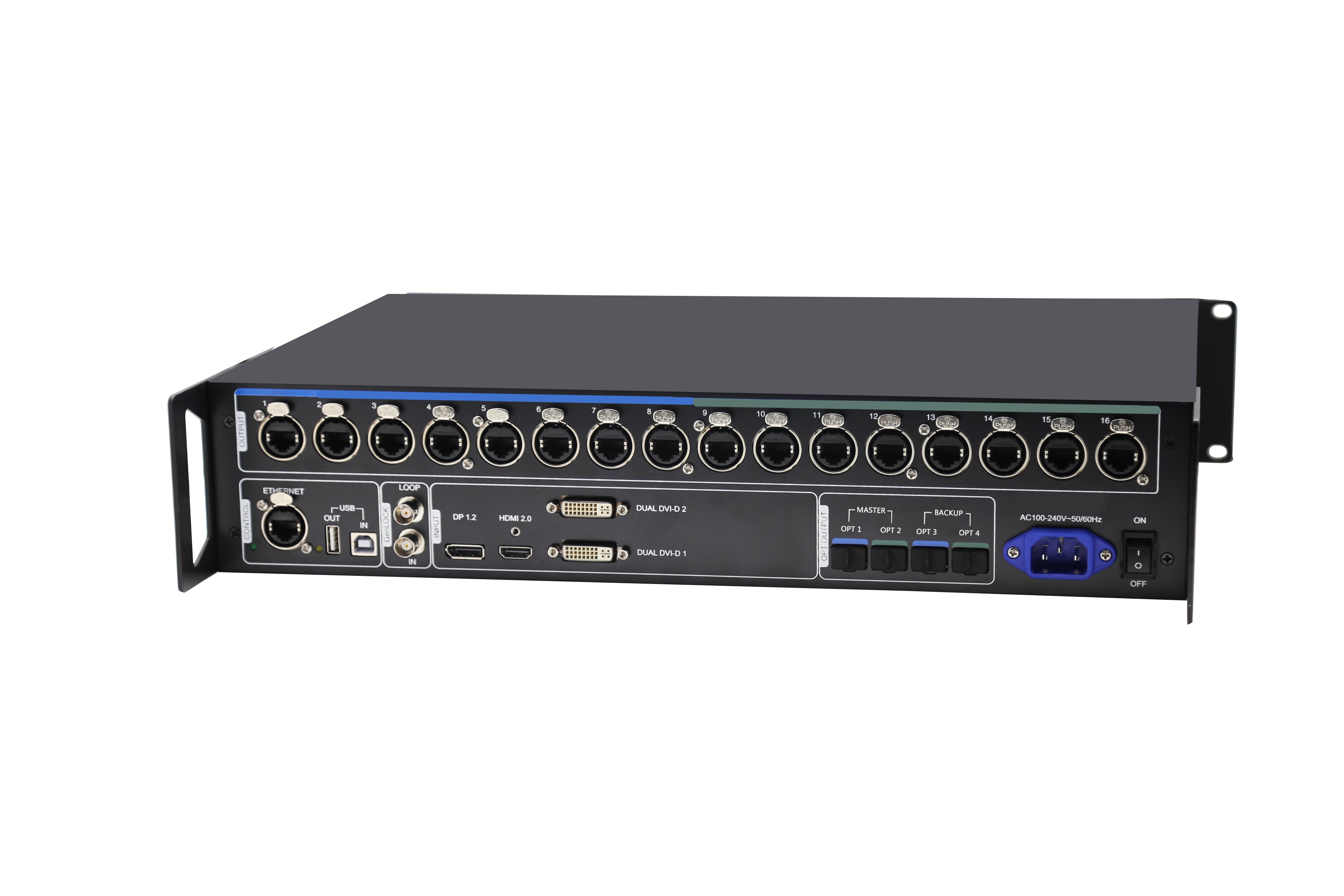 NovaStar MCTRL 4K LED-Senderbox – 830 Pixel | 4K HDR10 & 12G‑SDI Ultra HD-Videoprozessor für LED-Bildschirme