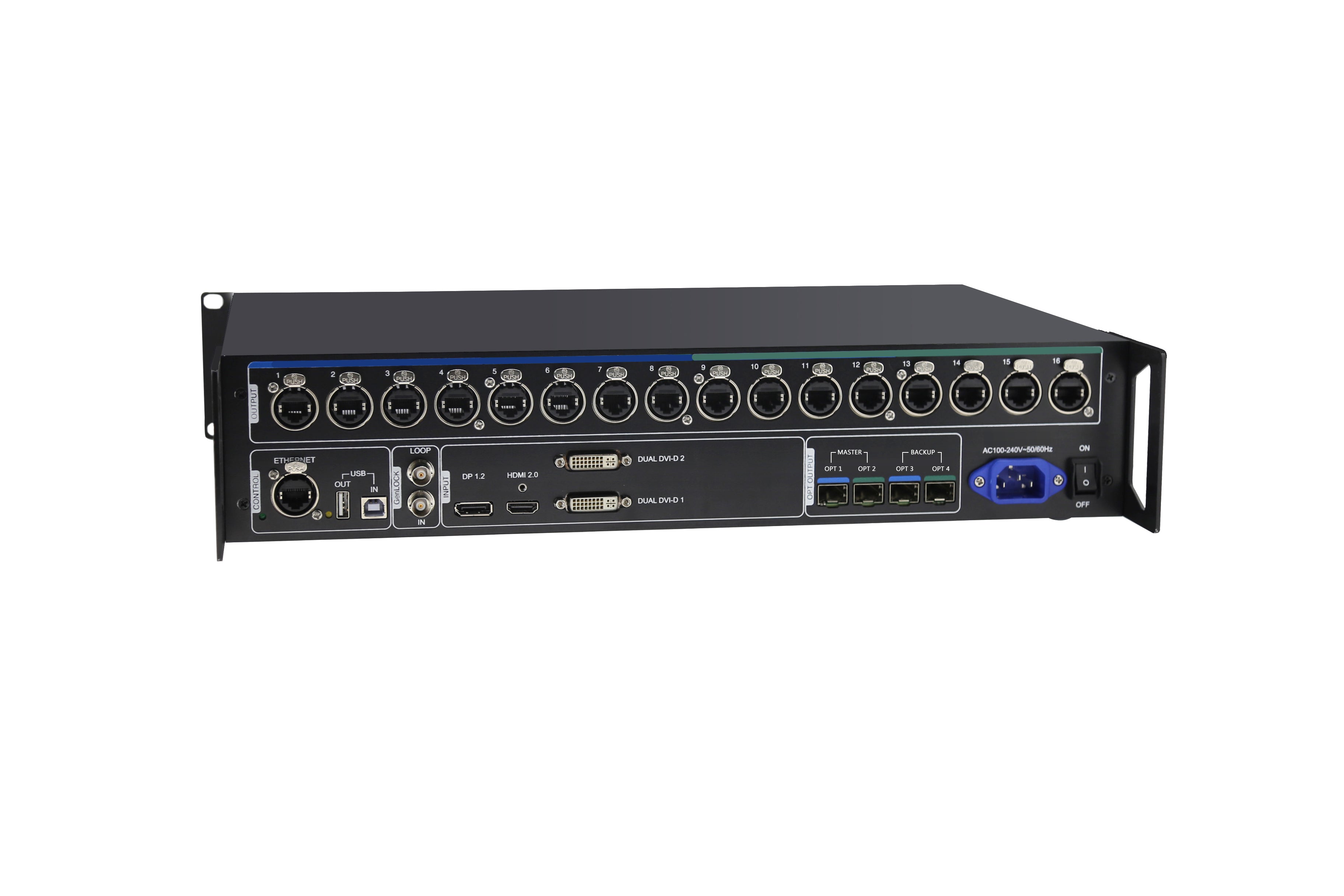 NovaStar MCTRL 4K LED-Senderbox – 830 Pixel | 4K HDR10 & 12G‑SDI Ultra HD-Videoprozessor für LED-Bildschirme