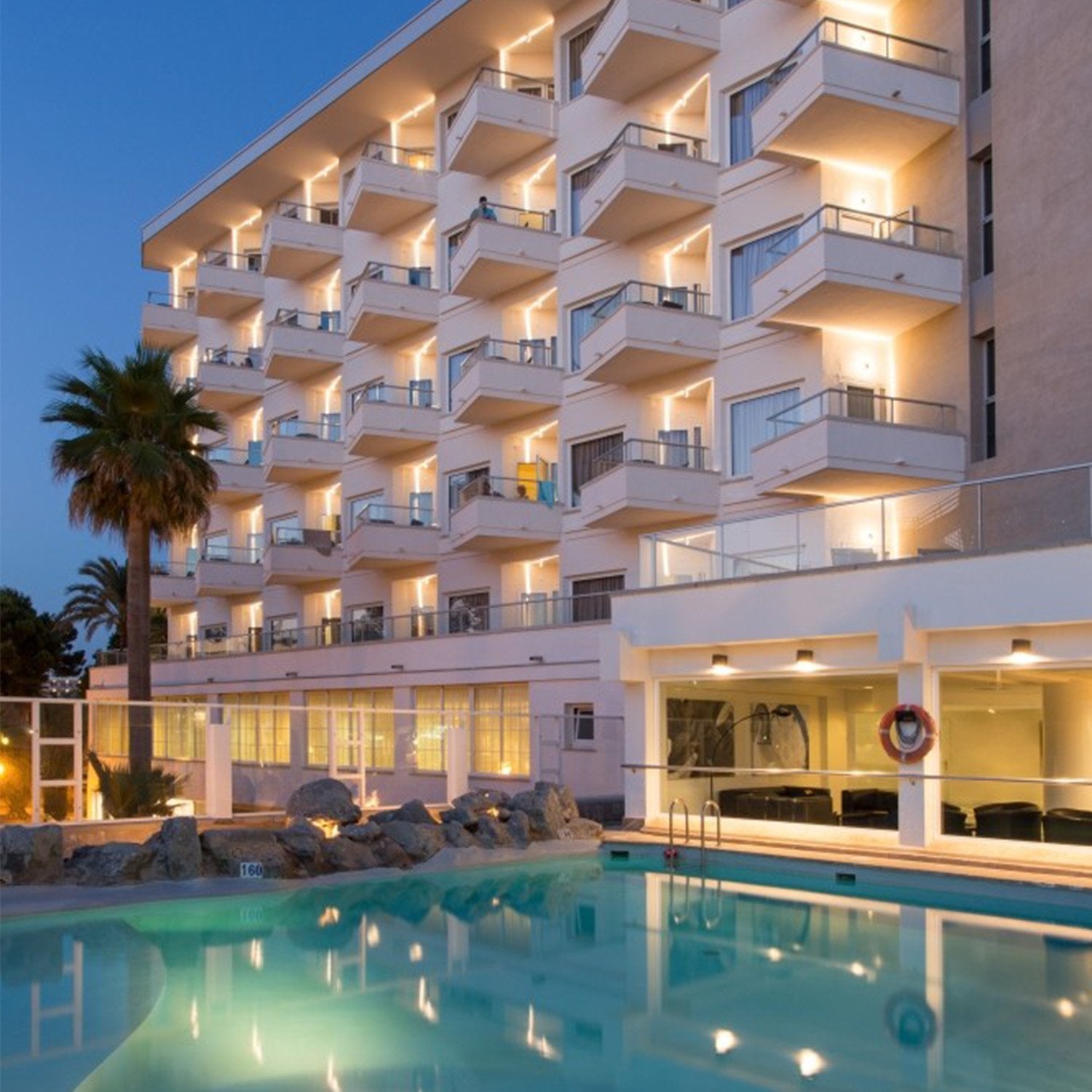 8W 360° Light Blade Grey Finish Window Frame LED Light for Architecture Graphic/Doorframe/Hallway/Outdoor Landscape Decorative Lighting