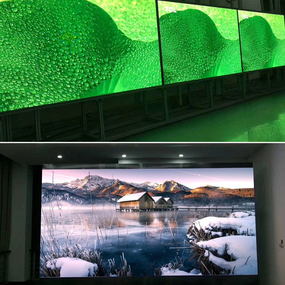 TrueHD-600GOB-Serie, Indoor-Feinpixel in 1,25/1,45/1,56/1,875 mm LED-Display, 600 x 337 mm, Aluminiumgehäuse mit Gel-Schutzabdeckung auf der Vorderseite