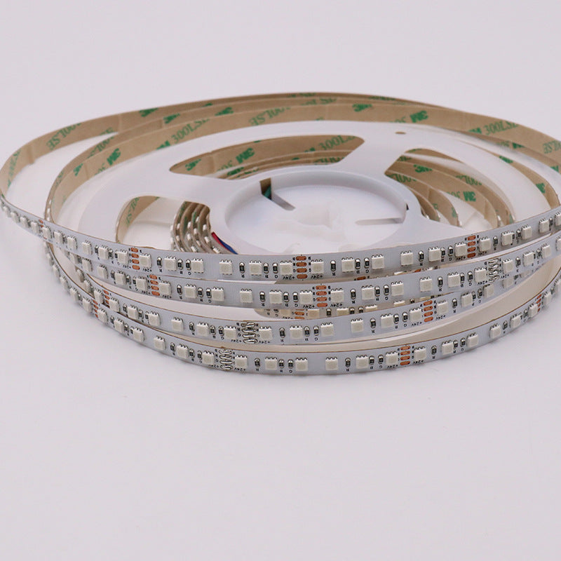 Bandes LED SMD3838-600 de 16,4 pieds/5 m, couleur RVB, haute densité, 120 LED, 12 W par mètre, largeur de 8 mm