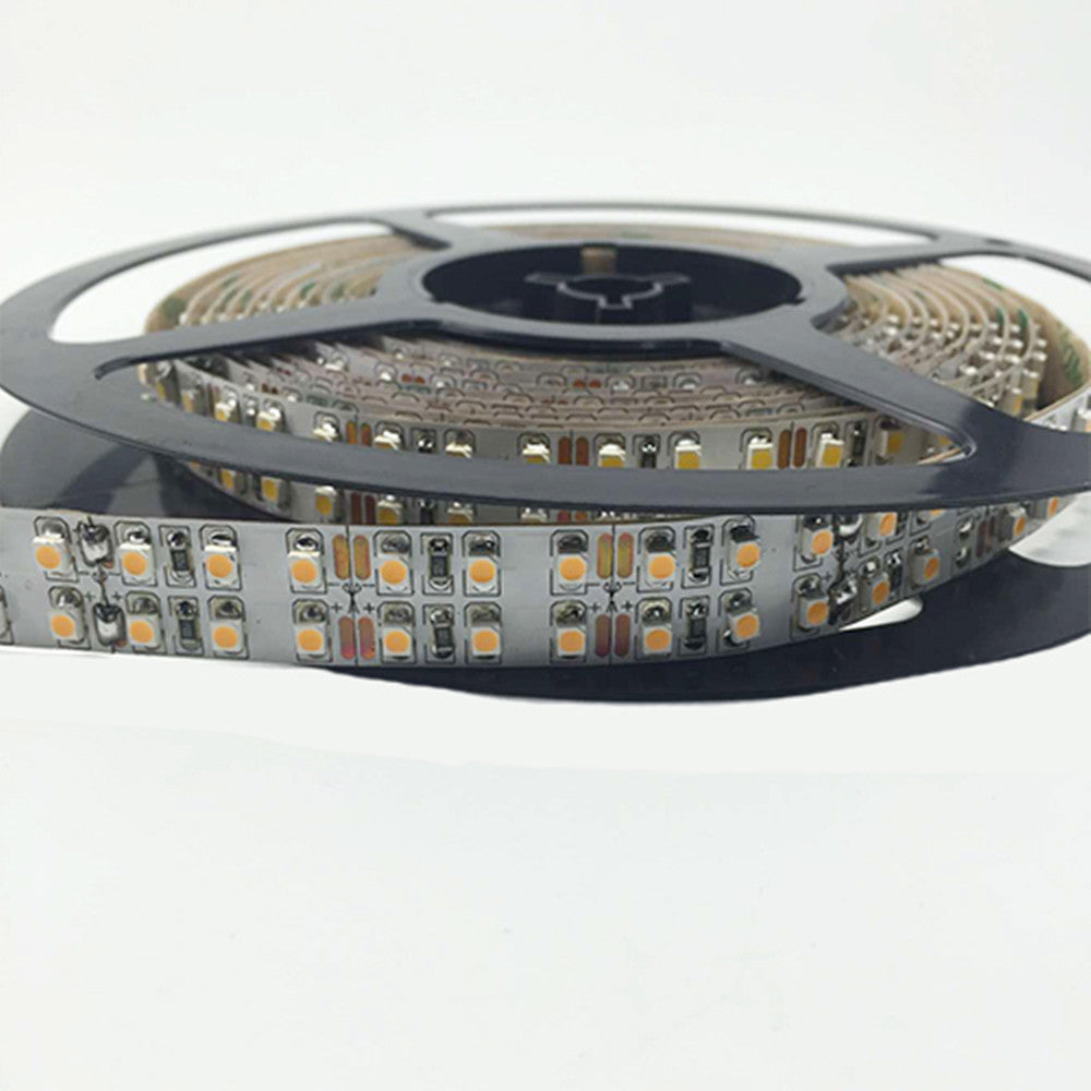 High CRI90 LED Light Strip, SMD3528-1200 240 LEDs 1200LM Per Meter, Double Row Flexible LED Strips, 15mm Wide 12V Tape
