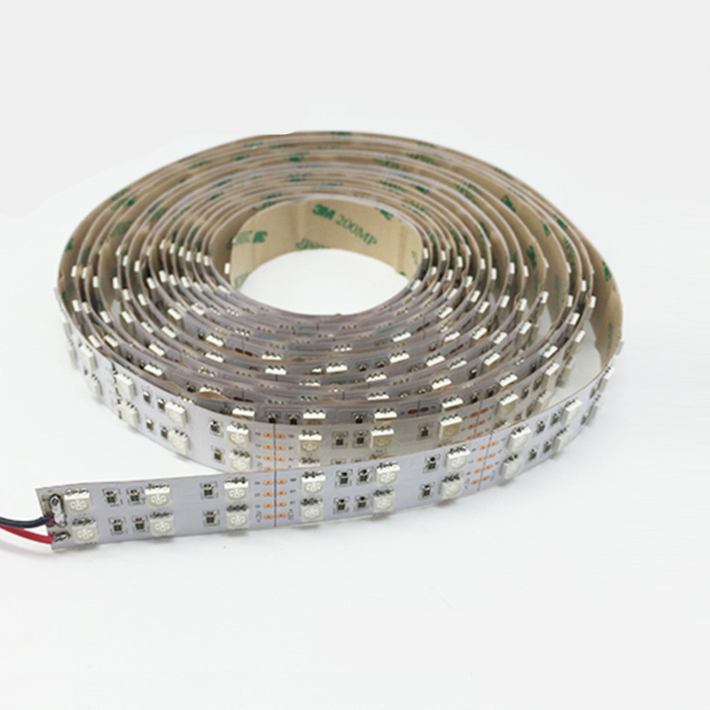 High CRI 90 LED light strip, 12V Dimmable SMD5050-600 Double Row Flexible LED Strips, 120 LEDs 1800LM Per Meter, 15mm Width Tape
