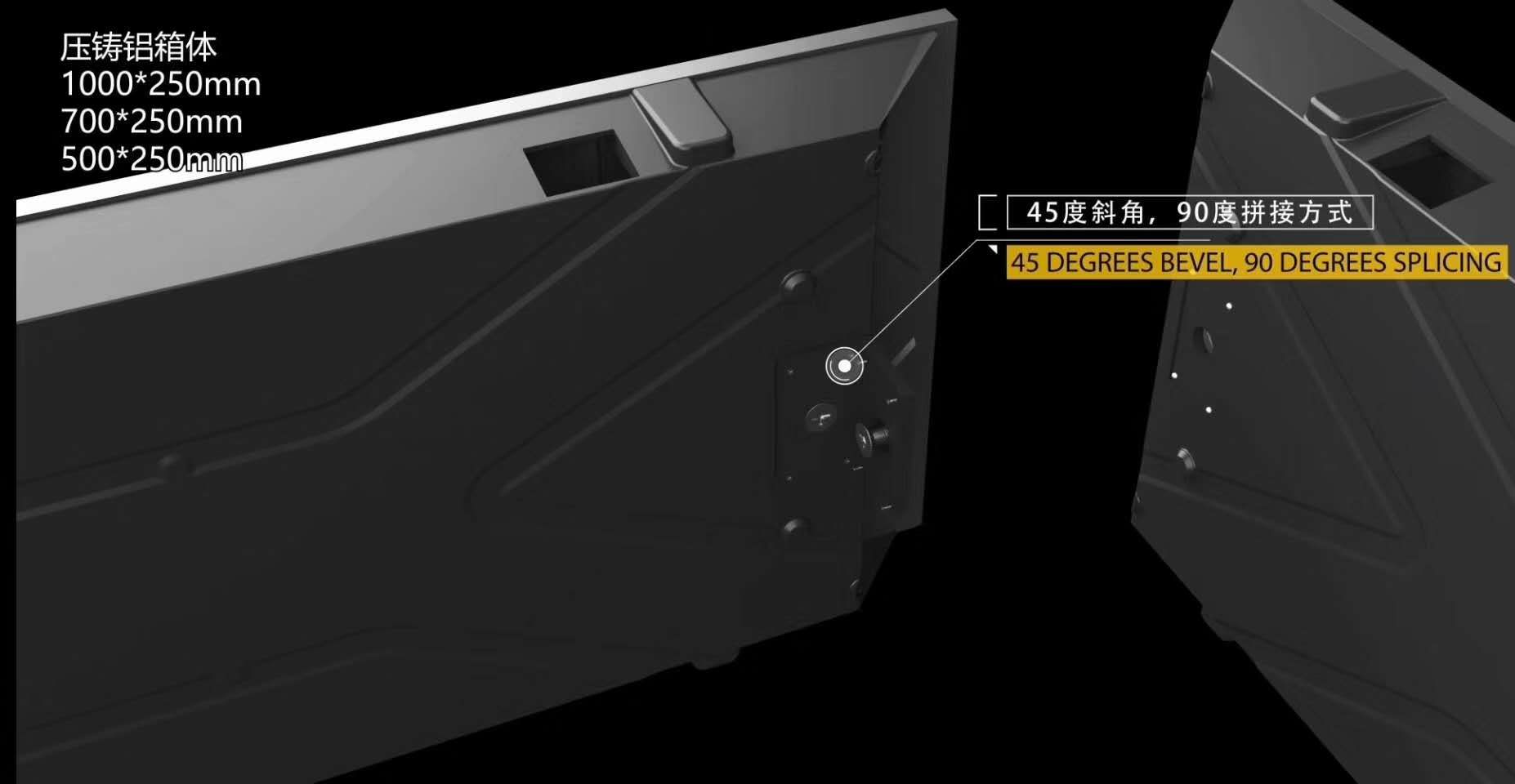 Écran LED fixe d'intérieur D Plus, pas de pixel 2,6 mm/2,9 mm/3,9 mm/4,9 mm