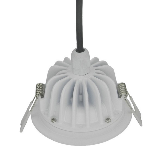 FX-2 Series Waterproof LED Downlight IP65 | 5W / 7W / 12W / 15W | CRI>80 | 100–240V | Vapor-Proof Ceiling Light for Shower, Sauna & Outdoor Lighting | 1 / 4 / 10-Pack | White Housing | Non-Dimmable