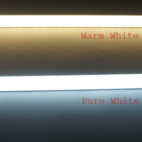 V02 Corner Aluminum Rigid LED Strip Light (Black or Silver Finish) – SMD5630, 72 LEDs/M, 12V DC, 0.5m & 1m Options, 3000K–6000K White, Non-Waterproof for Indoor Accent Lighting