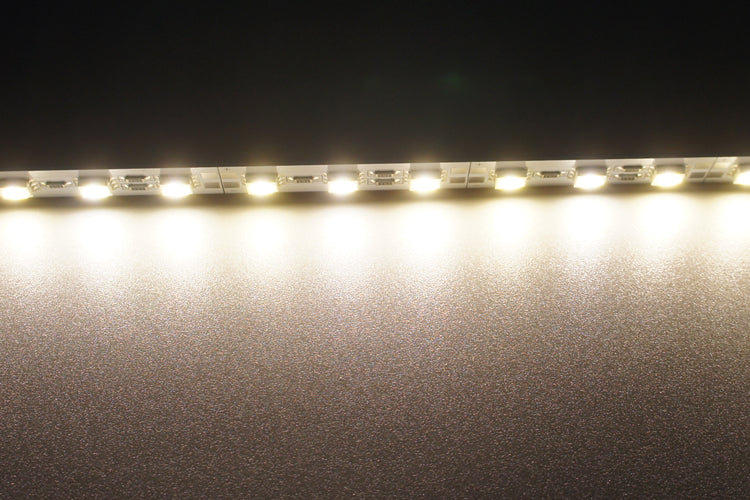 Rigid LED Strip Light SMD2835 – 120 LEDs/M, 12V/24V DC, 4mm Ultra-Narrow Bare PCB, 1 Meter (40'') Length, White & Blue, Green, Red Options, High Brightness Indoor Lighting