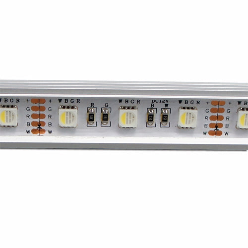 5 / 10 Pack SMD5050 RGBW 4 in 1 Aluminum Channel Rigid LED Strip lighting 60LEDs per Meter