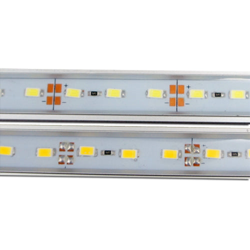 DC12V Aluminum Channel Rigid LED Strip Light - 18x11mm | SMD5730 72LEDs/M | 0.5M / 1M | Warm White / Daylight White | IP65 Waterproof | for Indoor & Outdoor Lighting | 10 / 50PCS