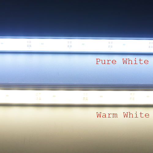 Waterproof IP65 Aluminum Channel Rigid LED Strip Light – 5630 SMD, 72 LEDs/M, 0.5m / 1m Length Options, Warm White & Pure White, 14×7mm Housing for Indoor & Outdoor Lighting
