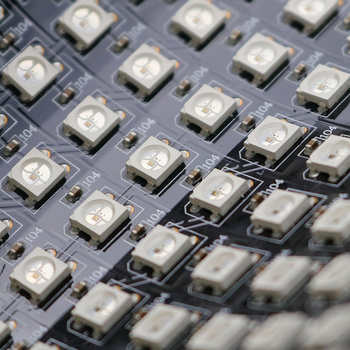 Écran matriciel LED WS2812B, panneau LED flexible numérique SMD5050 RVB, adressable individuellement, Full Dream Color, DC5V