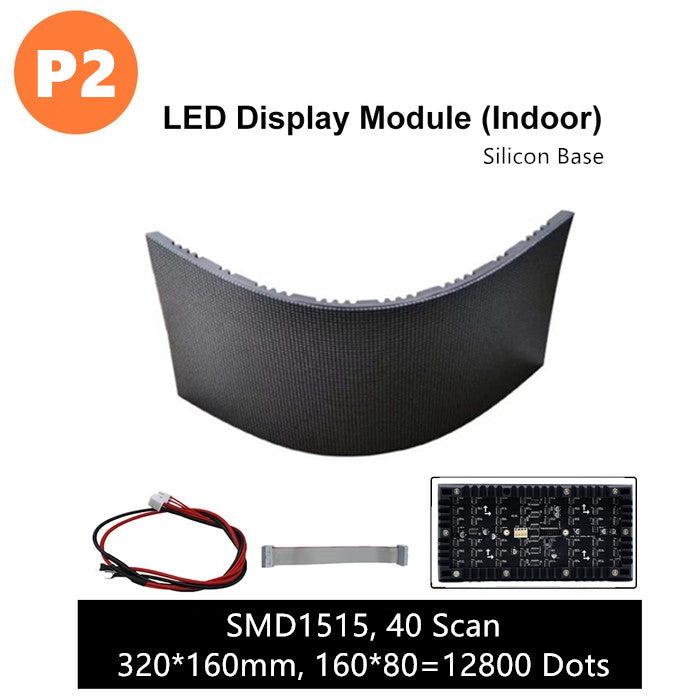 IF-3S Series Indoor Flexible LED Module – P2.0 | 320×160mm | SMD | Soft Back Shell with Magnet | 600nits