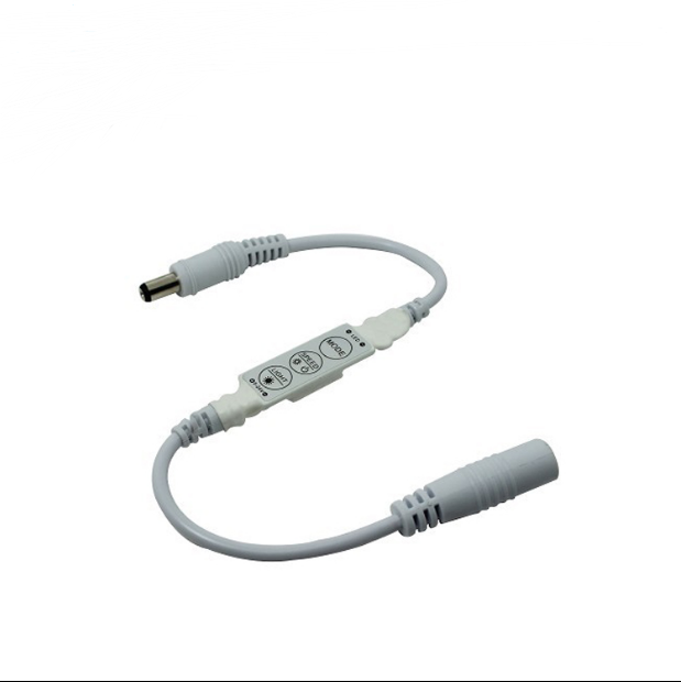 Panneau mural à variateur tactile pour bande LED monochrome – 12 V-24 V CC | Contrôleur de variateur tactile à anneau de couleur TM06 | Pour bandes LED