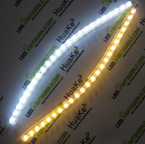 Waterproof Flexible Grill LED Strip Light | 12V DC | 24cm / 48cm / 72cm / 96cm / 120cm | 6000K / 3000K / Red / Green / Blue | Motorcycle & Car Decorative Lighting