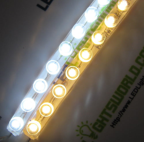 Waterproof Flexible Grill LED Strip Light | 12V DC | 24cm / 48cm / 72cm / 96cm / 120cm | 6000K / 3000K / Red / Green / Blue | Motorcycle & Car Decorative Lighting