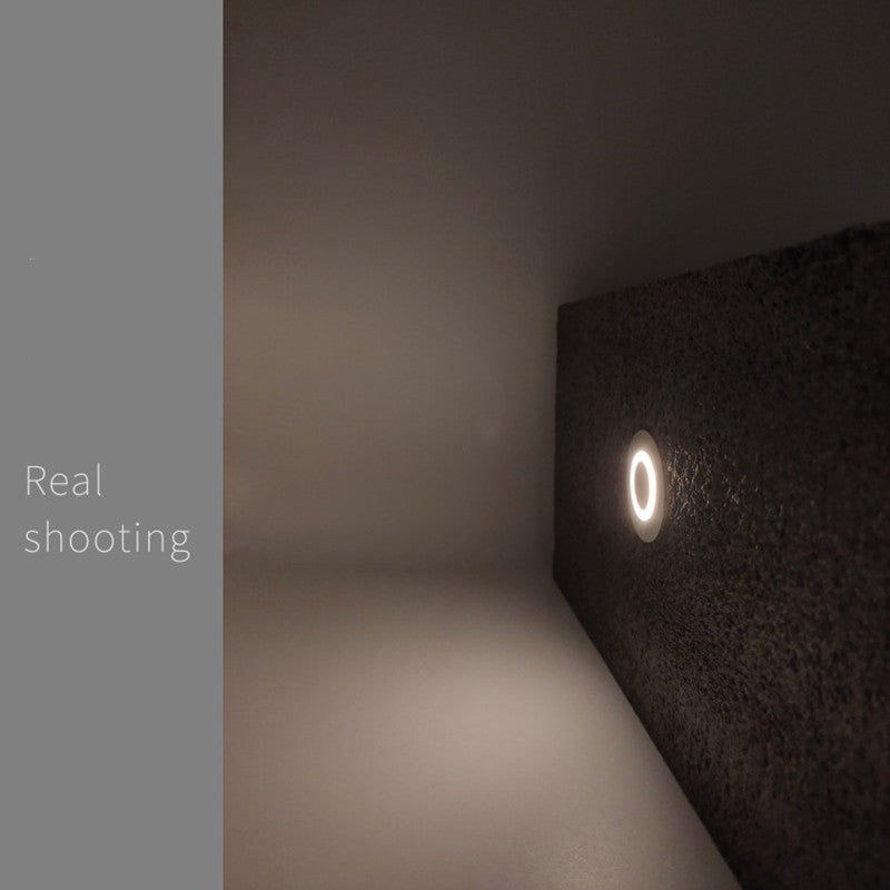 Lot de 8 appliques murales LED d'extérieur étanches IP67, 12 V-24 V CC, 1 W/3 W, pour couloir, échelle, marches