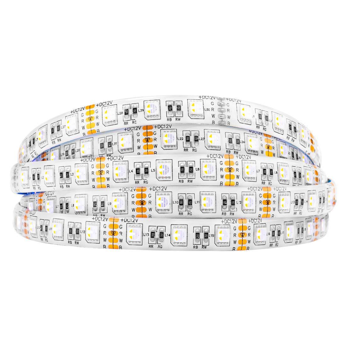 RGBW | RGBWW-LED-Streifen, 16,4 Fuß/5 m SMD5050-300 60 LEDs 19,2 W pro Meter 4-in-1-RGBW-LED-Streifenlichter