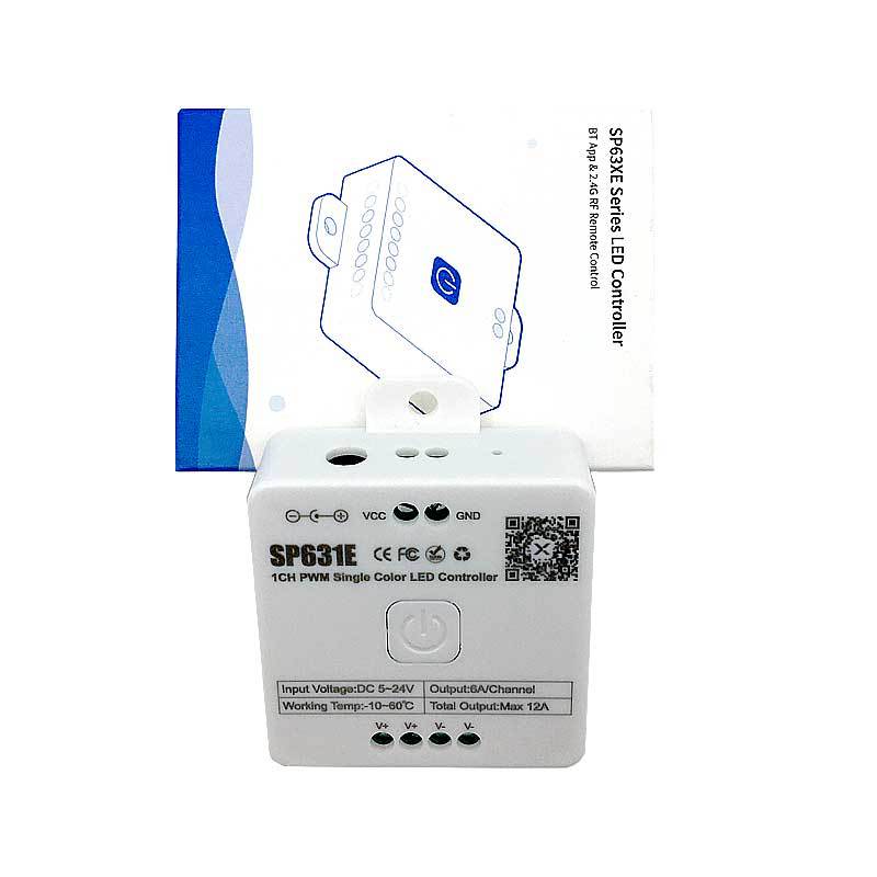 SP63X SPI Bluetooth Music LED Controller Series – DC5V-24V | APP + Music Control | For Addressable LED Strips & LED Lights (iOS/Android)