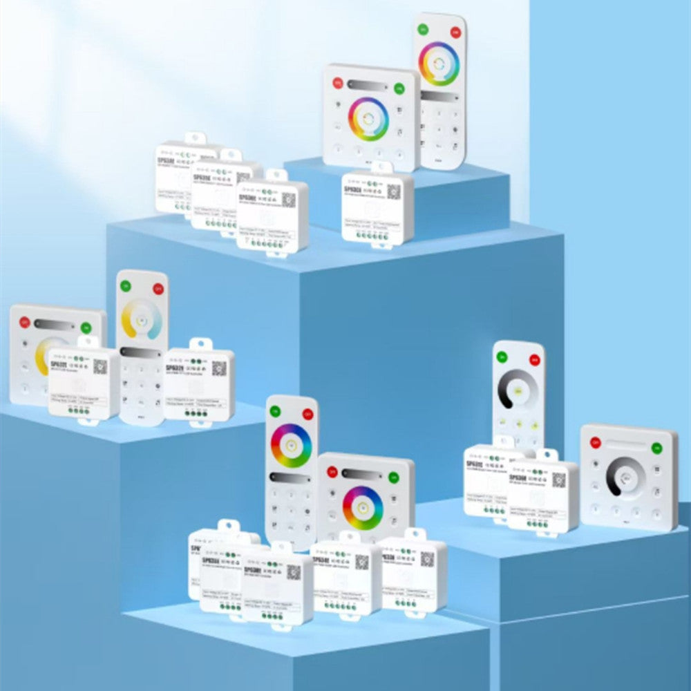 SP63X SPI Bluetooth Music LED Controller Series – DC5V-24V | APP + Music Control | Supports WS2811 WS2815 WS2801 SK6812 WS2813 SK9822 APA102C | For Addressable LED Strips