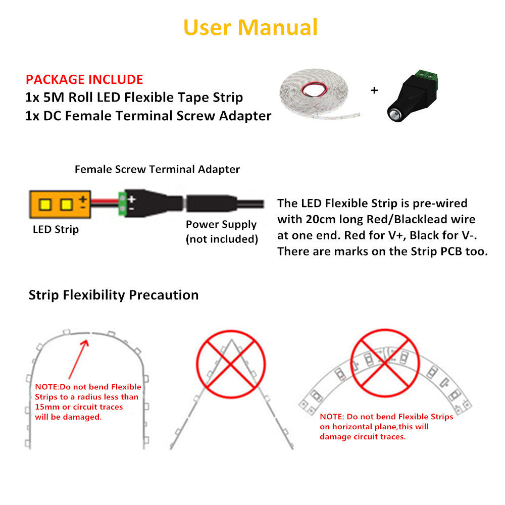 380-385nm SMD2835 UV LED Strip Light – 16.4FT / 5M | 60 / 120 / 240 LEDs/m | DC12V | Non-Waterproof / IP67 Waterproof | Not Include Power Supply | for Curing, Currency Validation & Medical Field