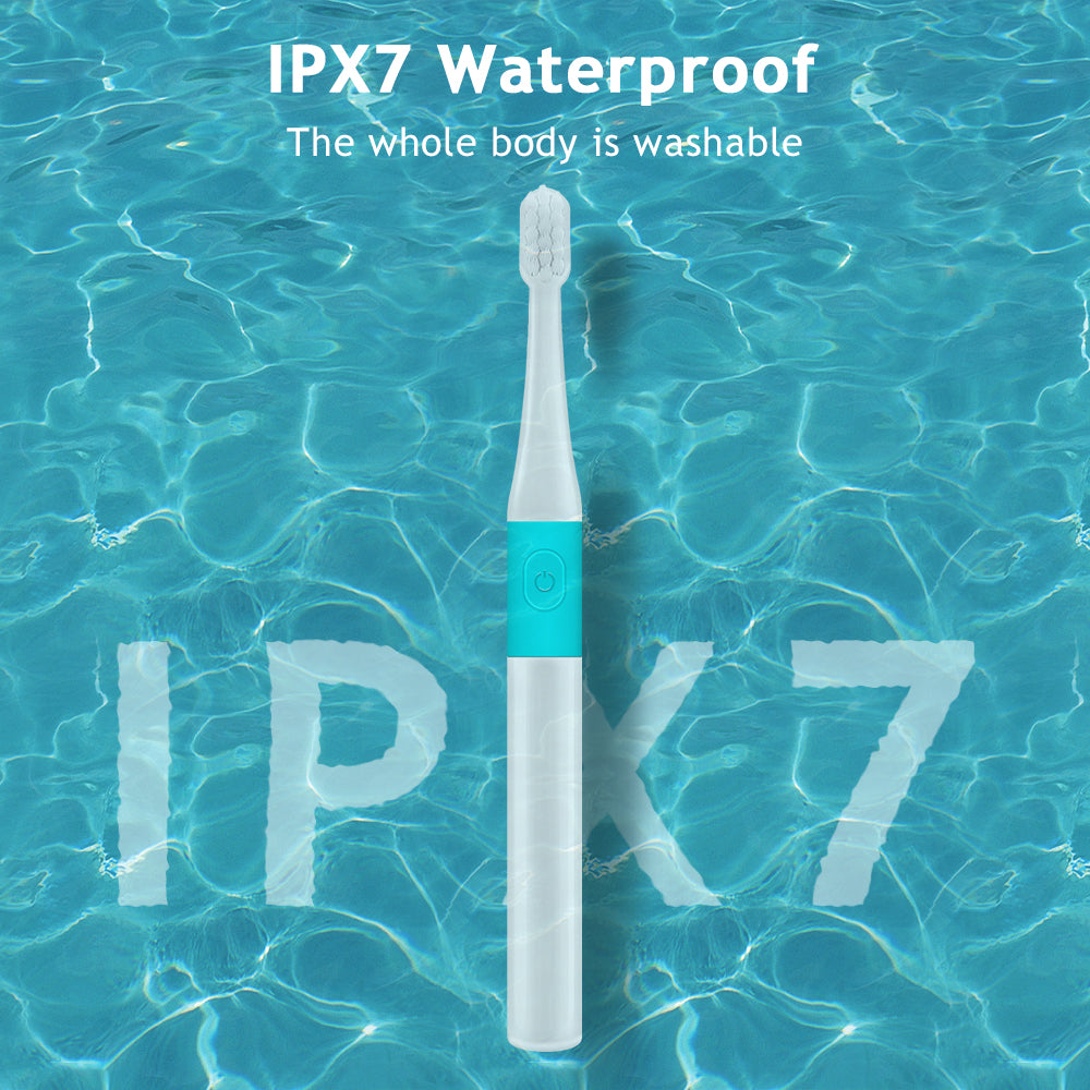 Brosse à dents électrique jetable non rechargeable, 2 unités par paquet, dure 90 jours, puissante pour adulte
