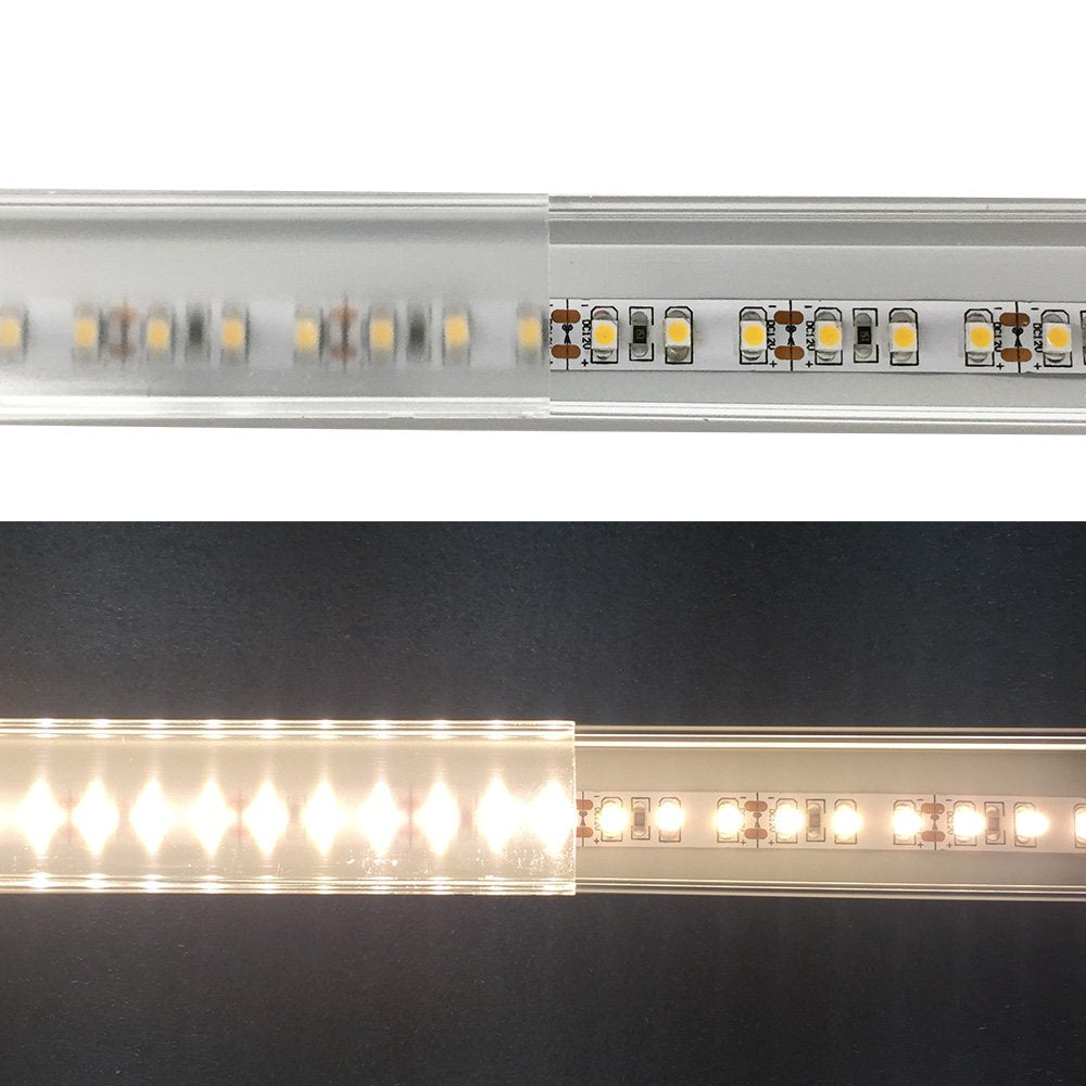 U Shape LED Channel U06-A – 20mm | Silver / Black | Milky White Cover | With Installation Accessories | – Heavy-Duty Aluminum Profile – 1m / 2m / 3m | 50 / 100-Pack