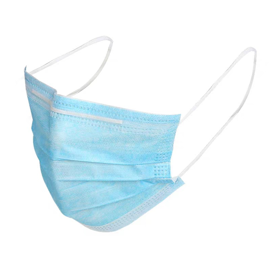 50Pack of BFE95% Face Masks, 3-Ply Cotton Filter Medical Sanitary for Dust, Germ Protection