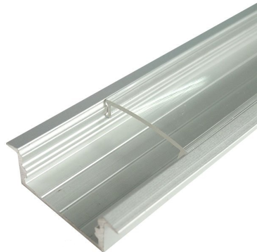 U Shape LED Channel U03-A – 20mm | Silver / Black | Milky White Cover | With Installation Accessories | – Heavy-Duty Aluminum Profile – 1m / 2m / 3m | 50 / 100-Pack