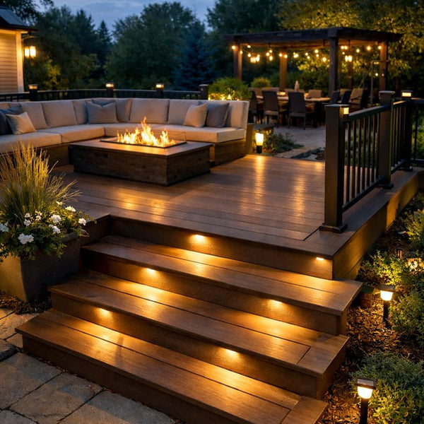 Lighting That Guides, Not Just Shines — How Subtle Deck & Step Lighting Improves Outdoor Living