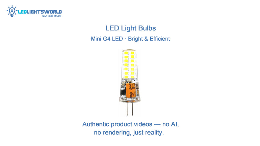 G4 LED Light Bulbs – 5W Silicone Series Replacement Showcase | LEDLightsWorld