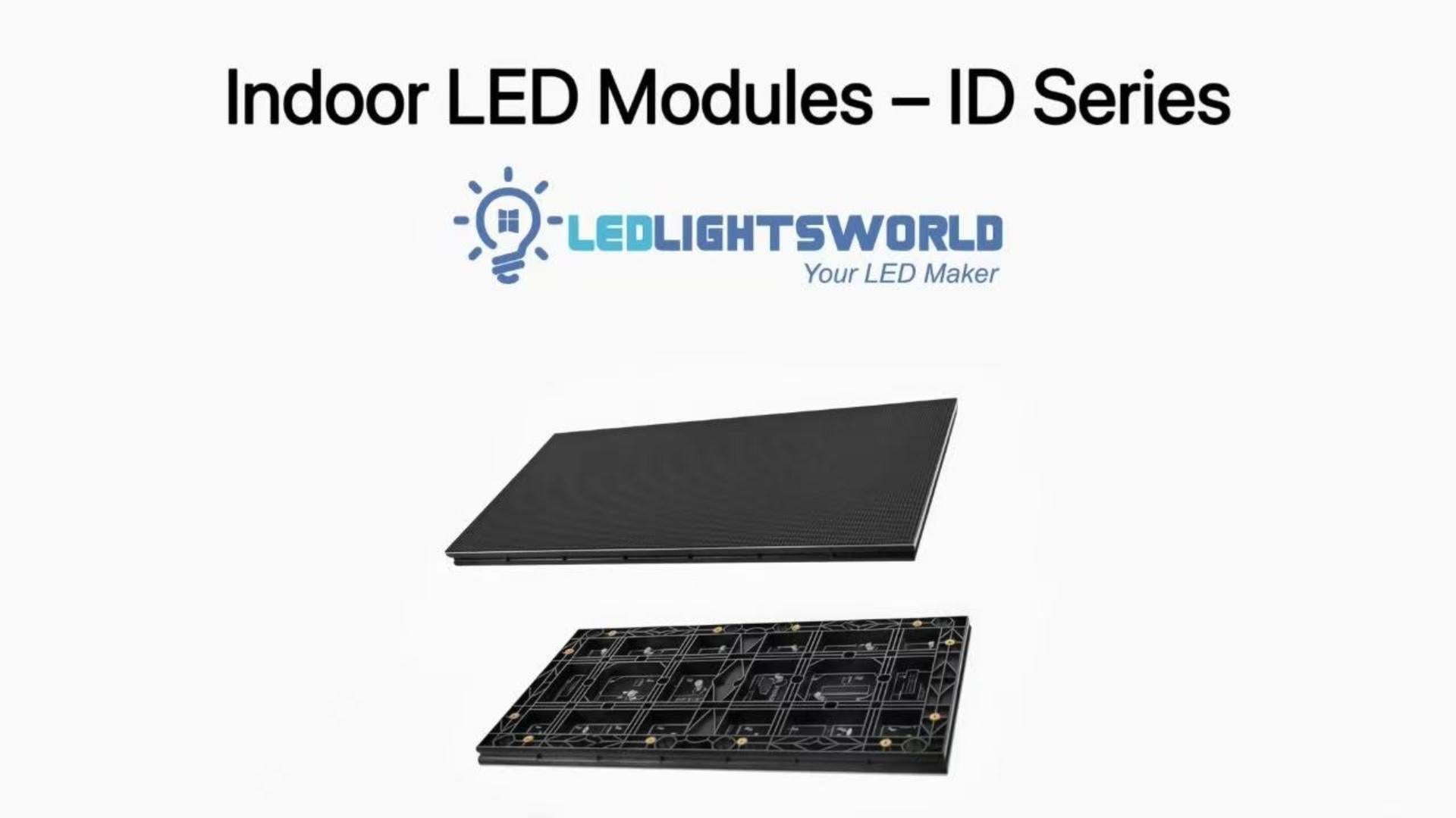 ID-S Series P1.53 Indoor LED Display Module – 320×160mm Full Color RGB