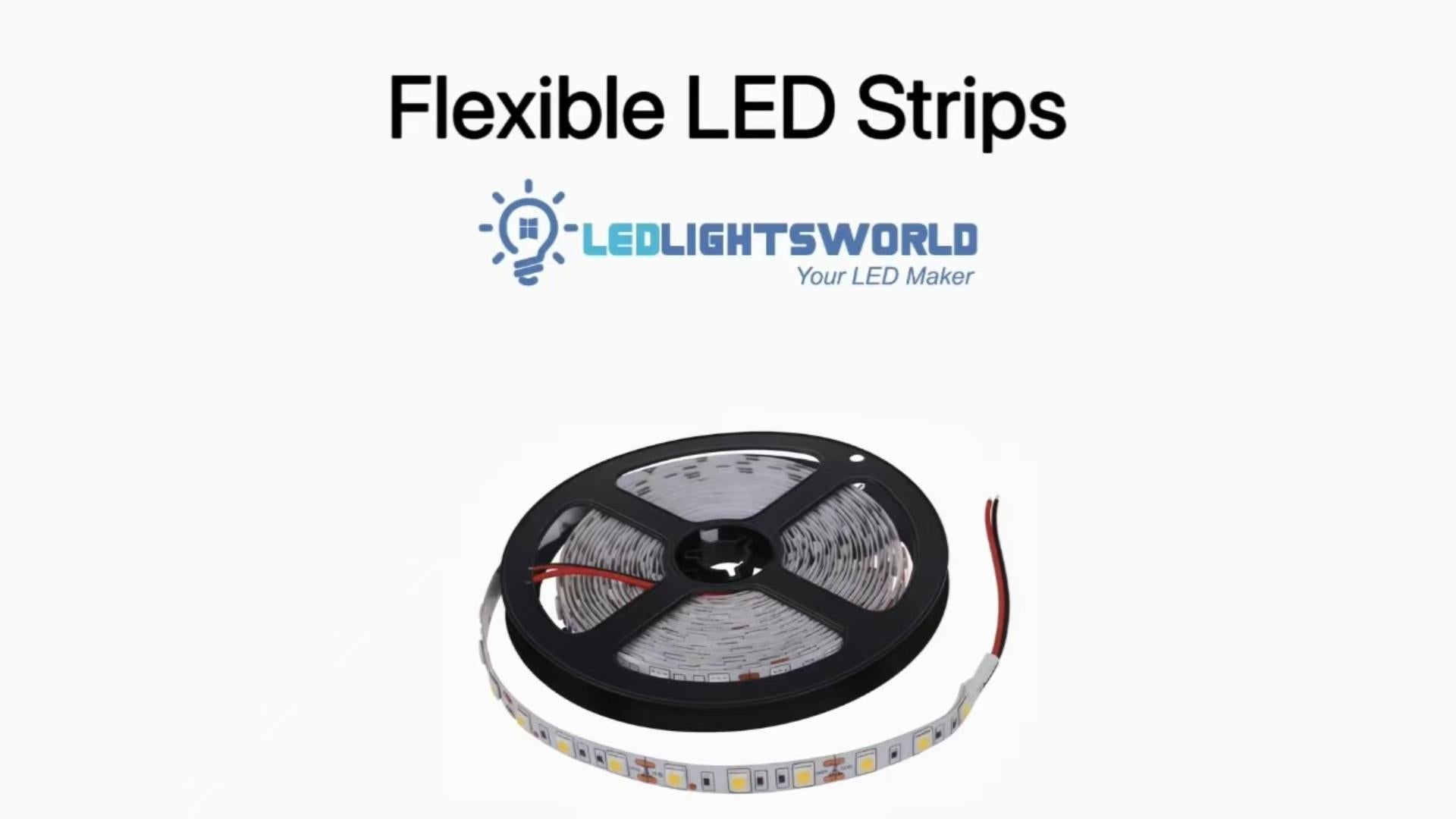 SMD5050 12V White LED Strip Light (6000K) – Brightness & Performance Showcase | LEDLightsWorld