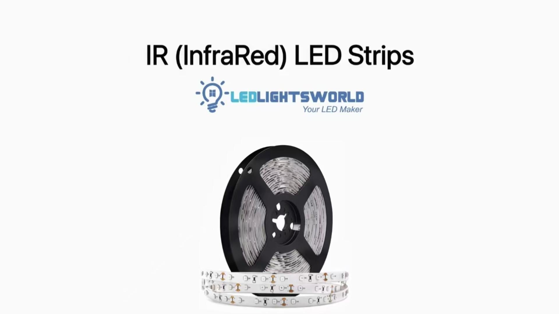 850nm Infrared LED Strip Light for Night Vision & Security Applications | LEDLightsWorld
