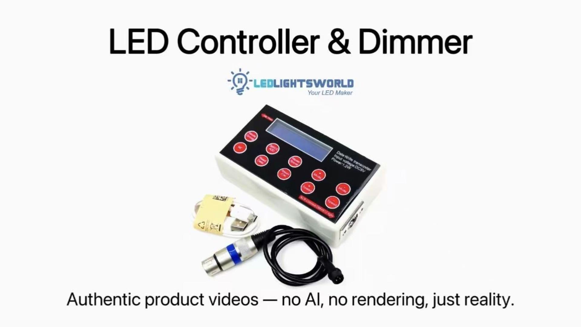 DMX512 Transcoder LED Control Signal Converter Demo | LEDLightsWorld
