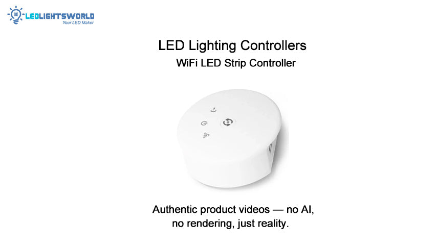 UFO WiFi Smart LED Controller App Control RGB / RGBW Strip Lights Demo | LEDLightsWorld