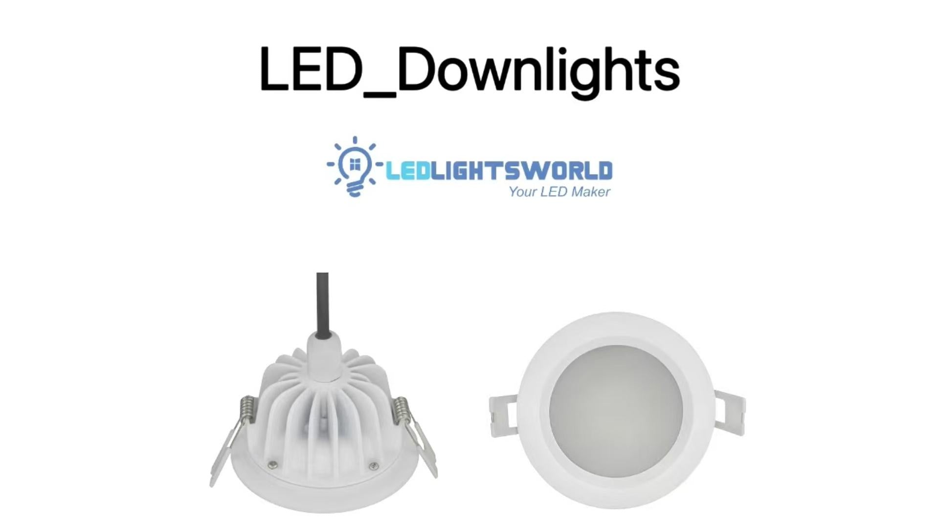 FX-2 Series IP65 Waterproof LED Downlight for Shower & Outdoor Use | LEDLightsWorld