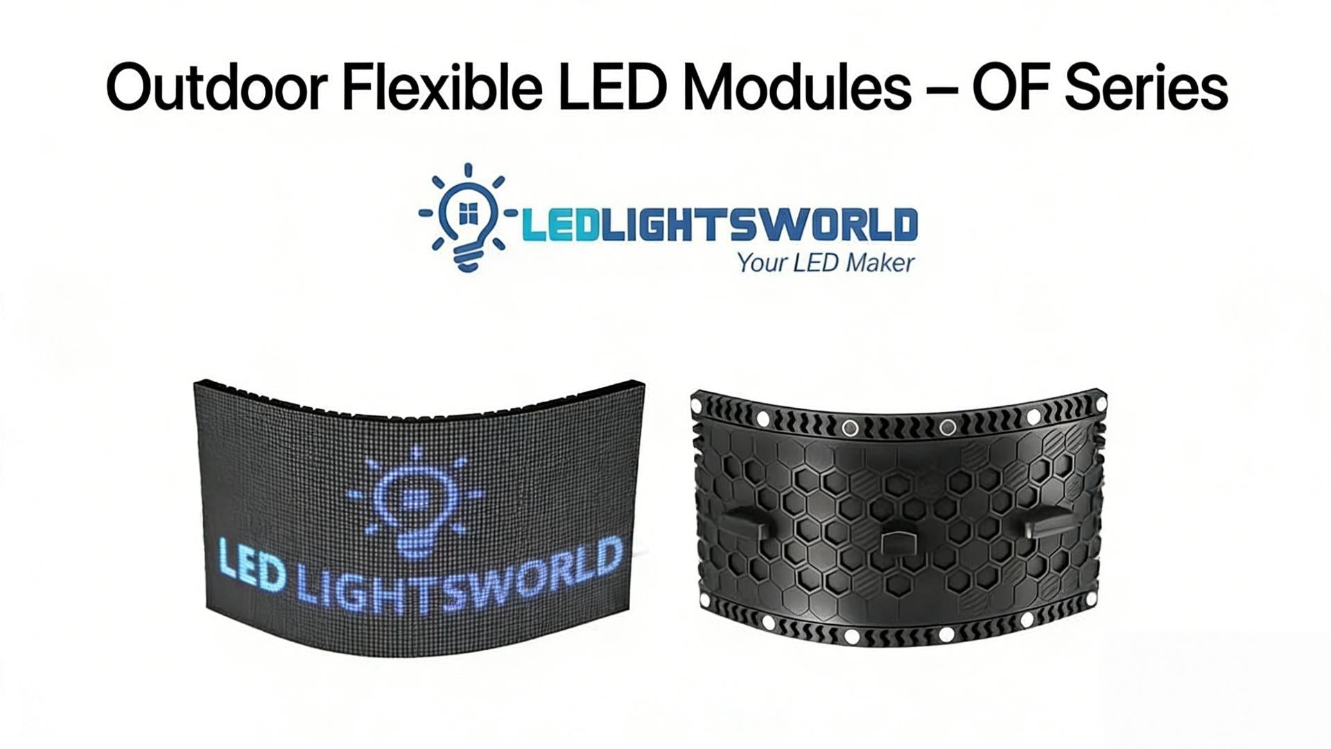 OF-3S P4 Outdoor Flexible LED Module – 320×160mm, 4500 nits Overview