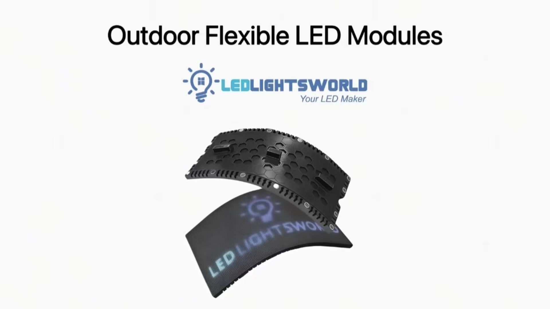 OF-3S Series Outdoor Flexible LED Module P2.5 – IP65 Front Maintenance Overview | LEDLightsWorld