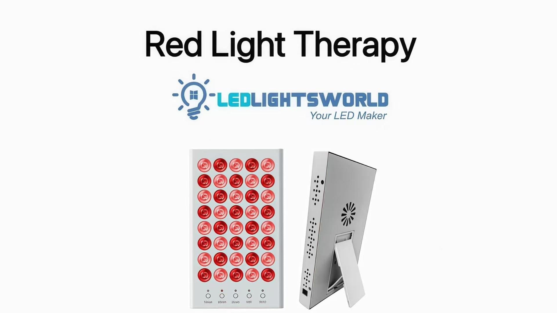 WS50 50W Red & Near-Infrared LED Therapy Panel – 660nm + 850nm Overview | LEDLightsWorld