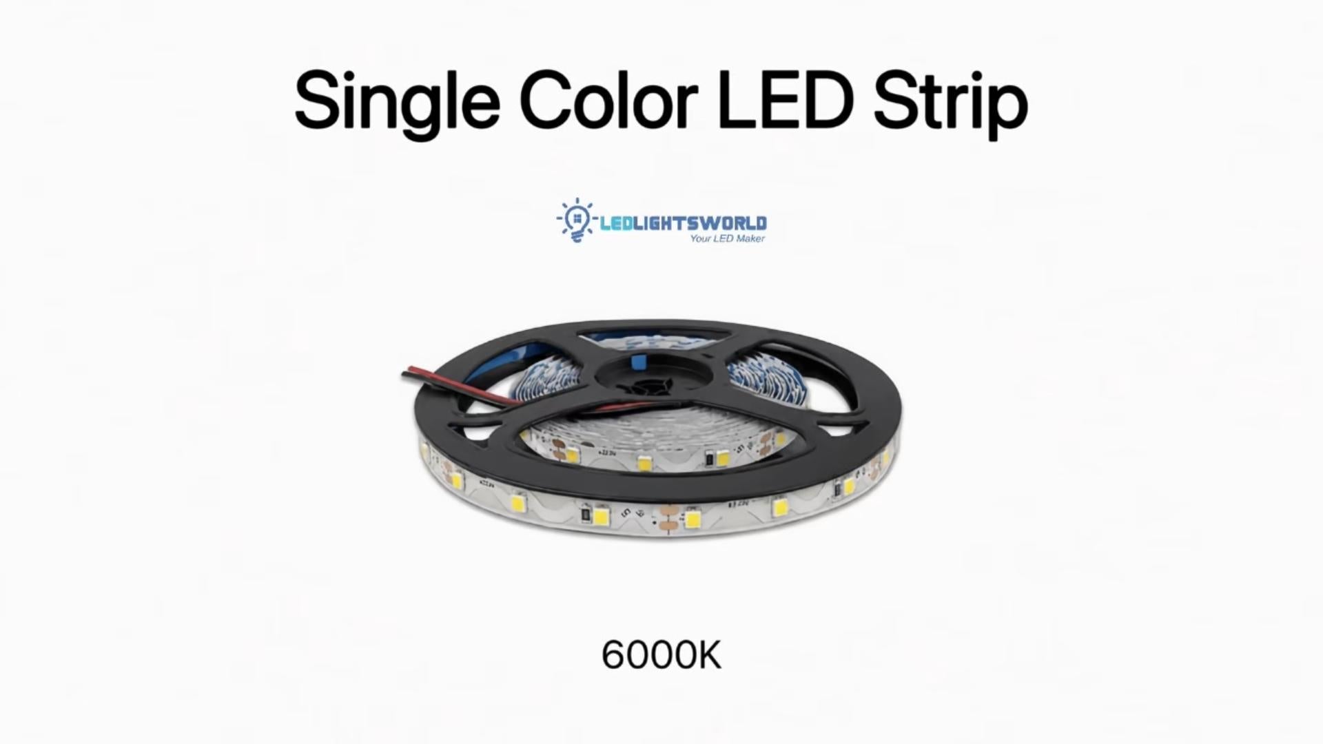 DC12V S-Shape SMD2835 LED Strip Light Cool White Flexible Curve Lighting Demo | LEDLightsWorld