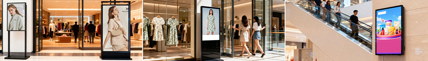 Monitor Display In Store Window High Brightness LCD Display for Store Window