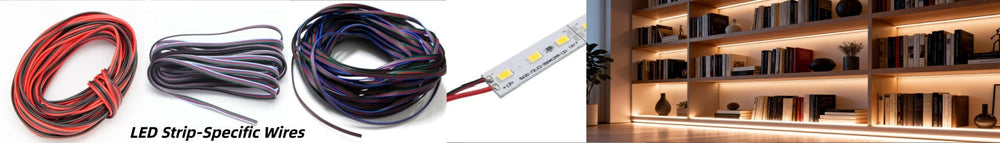LED Strip-Specific Wires | Power Cables & Extension Wires for LED Light ...