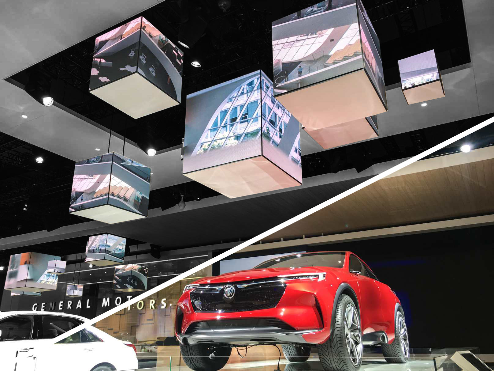 Magic Cubic LED Display