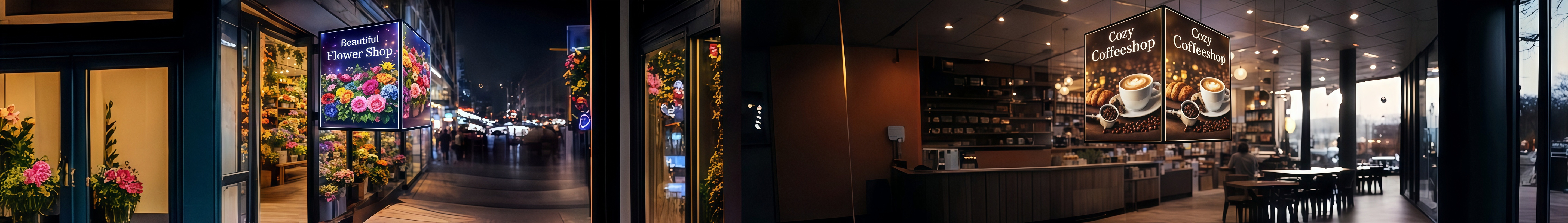 Magic Cubic LED Display