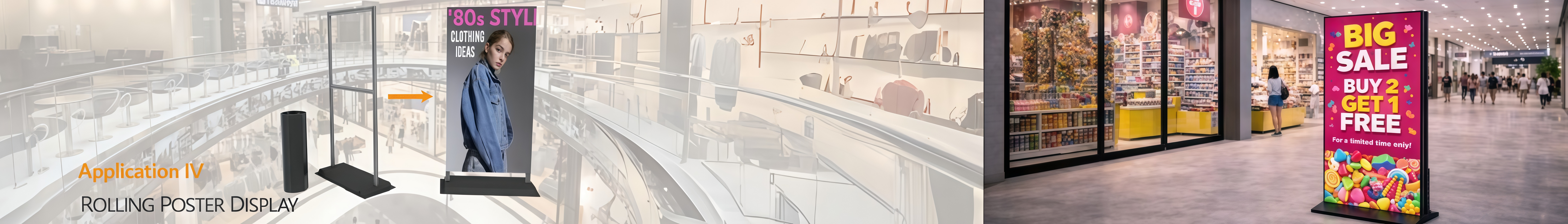 Rolling LED Display Screen